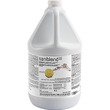 Safeblend Saniblend #32 Disinfectant & Deodorizer – Fungicide, Mold & Mildew Killer, Lemon Scent, 4 L