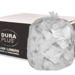 DuraPlus Clear Garbage Bags – LLDPE, Regular, 30 in x 38 in, 250/Case