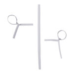 Twist Ties – 4″ x 1/8″, White, 2000/Case