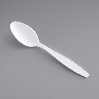 Plastic Tea Spoons – White, Regular, 1000 pcs
