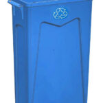 M2 Recycling garbage Bin – Blue, 23 Gallon/87 Liter