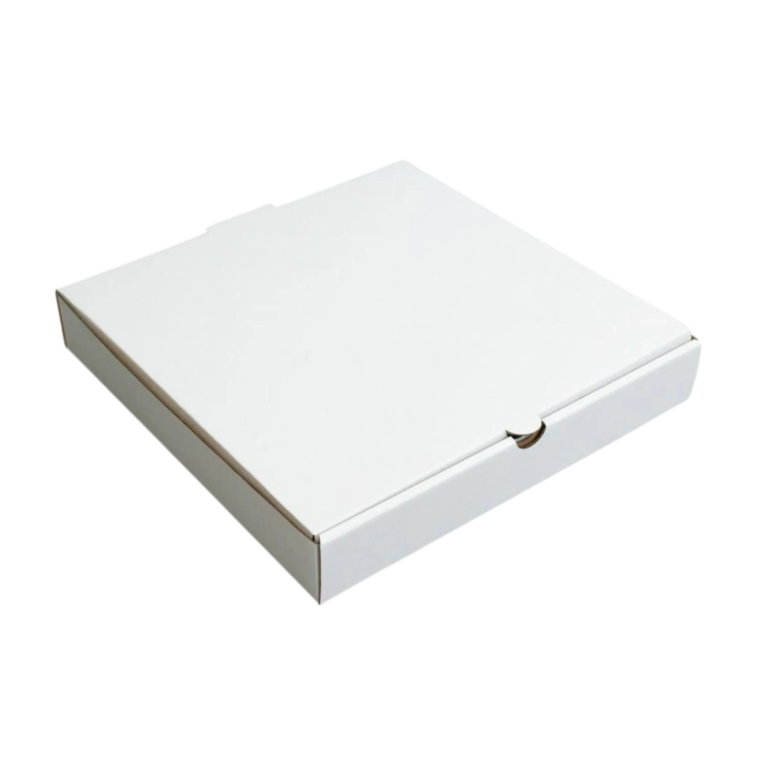 White Corrugated Pizza Box – 9″, 50 pcs
