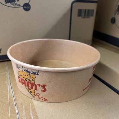 Sam’s Pizza Bowl, 40 oz, 300pcs, SB-9-Printed (Lids:SB-9-LF, SB-9-LD), #Sam’s Pizza