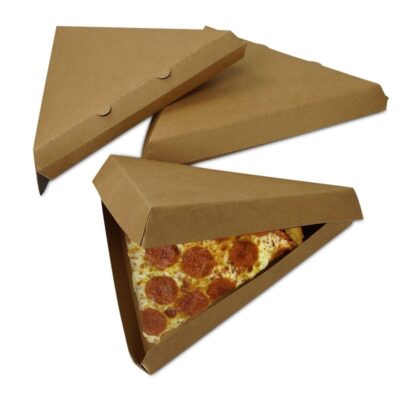 Koality Pizza Slice Tray Clamshell – Hinged, Printed, 250/Case