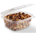 Deli Container Hinged with Lids, 200 pcs, 12 oz, HL-12, CS-212-D