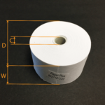 Bond Paper Roll – 1.75″ x 3″, 100/Box