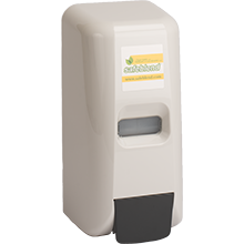 Safeblend Foam Soap Dispenser with Bottle – Refillable, White