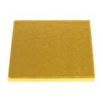 Enjay Square Cake Board – 9″ x 0.07″, Straight Edge, Gold, 150/Case