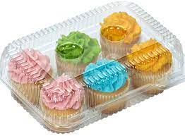 Clear Hinged Plastic Container VEL-021 – 8″ x 6″ x 2.5″, 500pcs