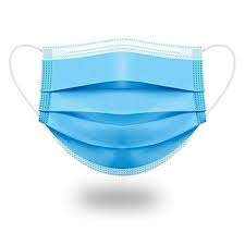 Intco Level 3 Surgical Face Masks – 7″ x 3.5″, Blue, 3-Ply, 50/Box