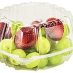 Hinged Plastic Salad Container HQ-1106 – 6″, 140 x 140 x 75 mm, 400 pcs
