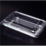 Clear Hinged Plastic Container HQ-22 – Soft, 205 x 150 x 60 mm, 500 pcs