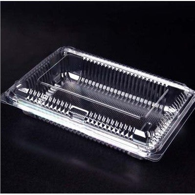 Clear Hinged Plastic Container HQ-22 – Soft, 205 x 150 x 60 mm, 500 pcs