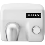 COMAC RETRO Nozzle Hand & Hair Dryer – White, 220V