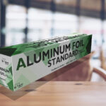 Aluminum Foil Roll with Cutter Box – 18″ x 100 m, Regular