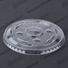 Flat Plastic Lids – Fits 9–12 oz PET Cups, 1000/Case