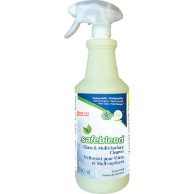 Safeblend Glass & Multi-Surface Cleaner – Ready to Use, 950 ml