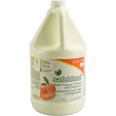 Safeblend Multi-Purpose Cleaner & Degreaser – Tangerine Oil Scent, 4 L