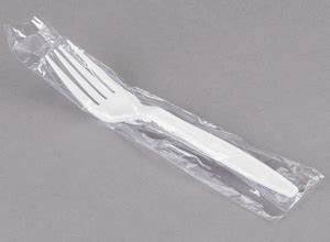 Table Accents Plastic Forks – White, Regular, Individually Wrapped, 1000 pcs