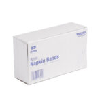 Royal Napkin Bands – White, 1.5″ x 4.5″, 2.5 M, 2500/Pack