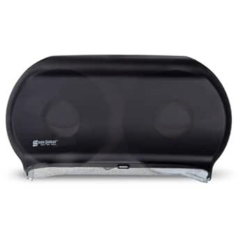 Twin 9″ Jumbo Tissue Dispenser, Black Pearl – 12″ x 19″ x 5.3″