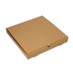 Kraft Corrugated Pizza Box – 9″, 50 pcs