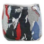 T-Shirt Rags – Mixed Color, 20 lb per bag