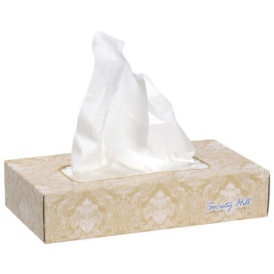 Society Hill Facial Tissue, 30/box, 2 ply x 100 sheets