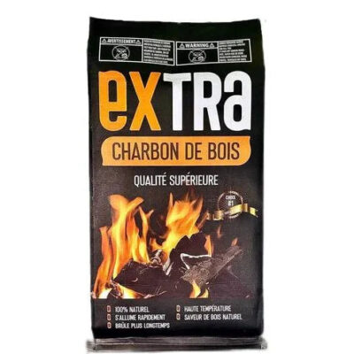 Extra Hardwood Lump Charcoal – 10 kg