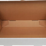 Catering Box, Full Size, Corrugated, White, 50/Bundle