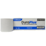 DuraPlus Hardwound Paper Towel  – White, 7.85″ x 800 ft, 6 Rolls/Case – 57760360