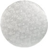 Enjay – Cake Board – Round – Silver – 12″ x 1/2, 12 Pcs/Case