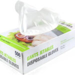 Family Essentials Poly Disposable Gloves – 500 Pcs, One Size Fits Most