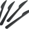 Dynasty Black Heavy Duty Plastic Knife – 1000pcs