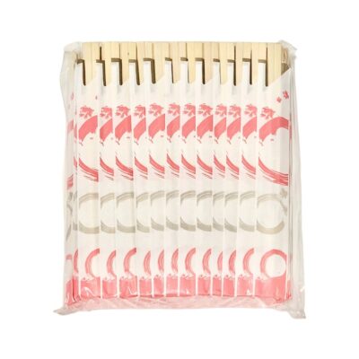 Ecomate Half-Wrapped Wooden Chopsticks, 4000/Case