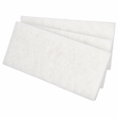 3M™ Doodlebug™ White Cleaning Pad, 117 mm x 254 mm (4.6 in x 10 in),  10 pcs/Cs