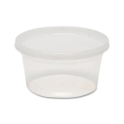 Mark's Choice Microwavable Clear Plastic Soup Container - 12oz, Combo, 240 Sets