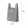 Plastic Shopping Bags – Low Density, 18 lb, 15″ x 18″
