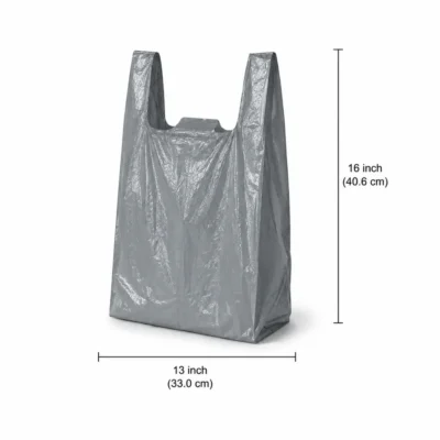 Plastic Shopping Bags – Low Density, 18 lb, 15″ x 18″
